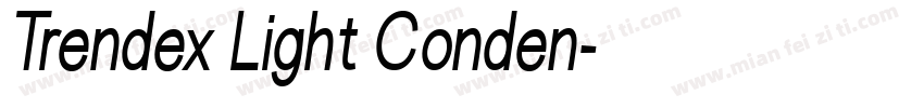 Trendex Light Conden字体转换